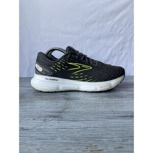 Brooks Glycerin 20 Shoes Womens 9.5 Black Yellow Alloy Road Race Running Neutral